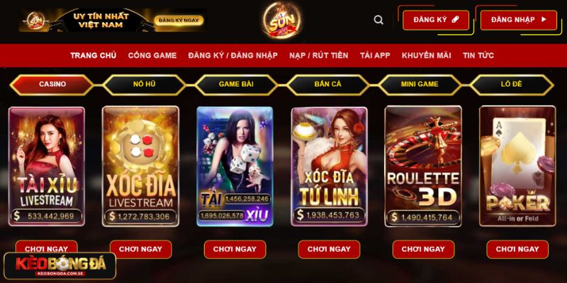 Những sản phẩm giải trí hot tại SUNWIN Những sản phẩm giải trí hot tại SUNWIN