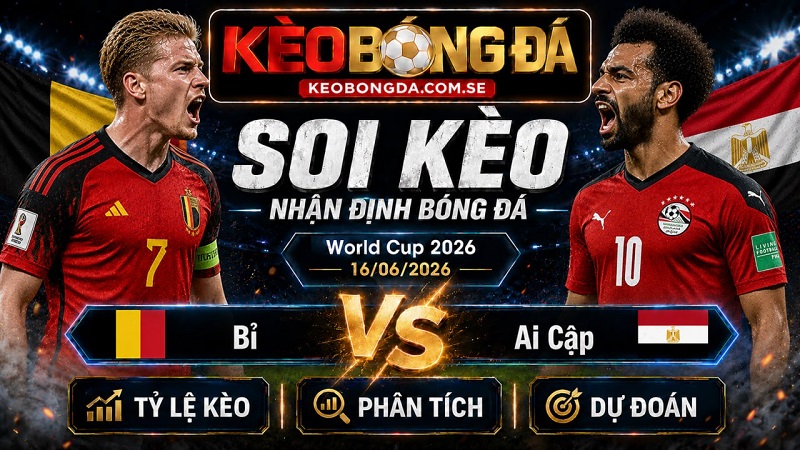 Đội hình dự kiến trước trận Bỉ và Ai Cập